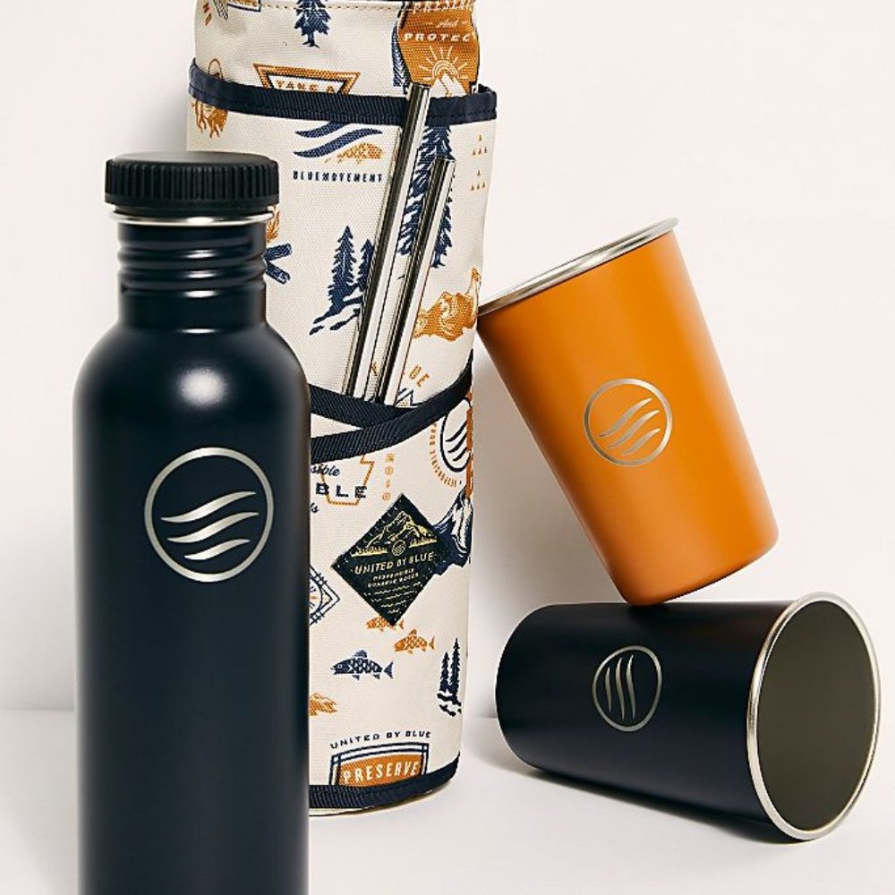 NWT-Free People Printed Drinking Kit